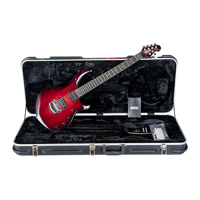 MUSICMAN John Petrucci Majesty 6 Abanoz Klavye Krom Aksam Royal Red Elektro Gitar